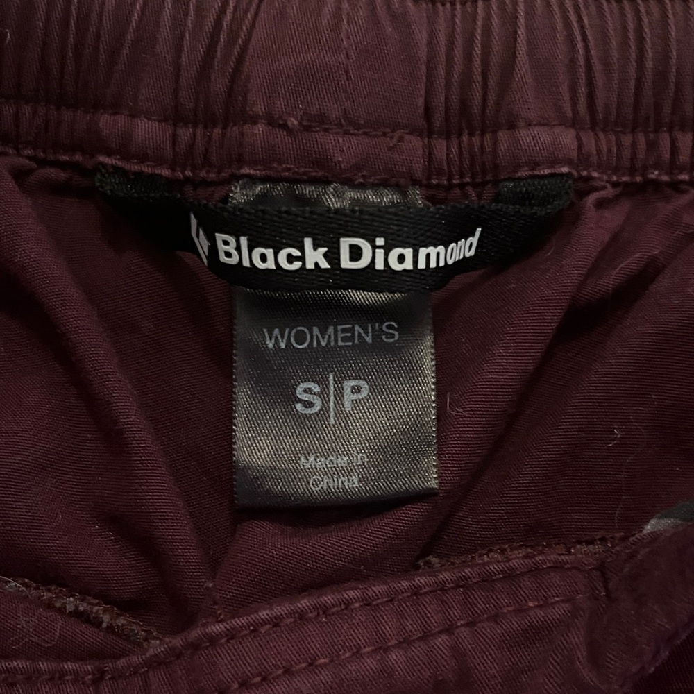 Black Diamond Women's Track Pants - Burgundy